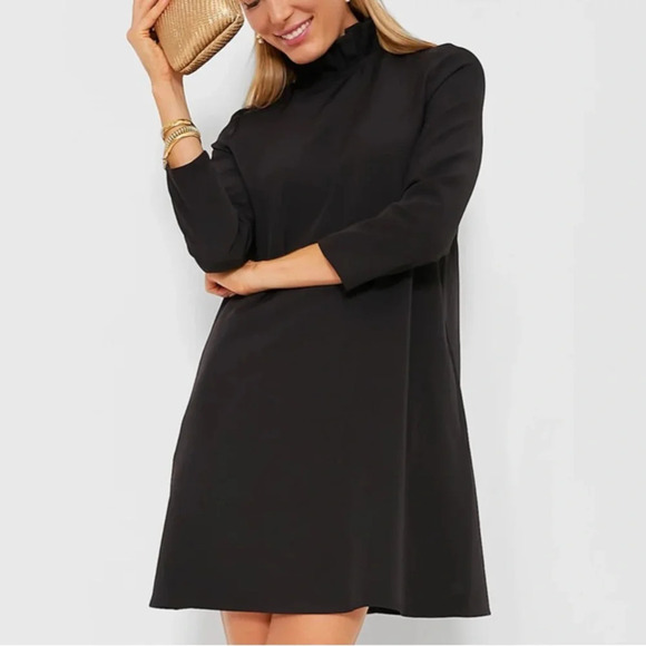 Tuckernuck Black Daphne Dress-Women’s L & XL -Preppy-Classic-Feminine-Chic-Prep - Picture 1 of 13